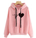 Heart Print Streetwear Hoodies - Elevate Your Style with Spring and Autumn Fashion