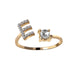 Buy New Design Adjustable 26 Initial Letter Ring - Elegant Jewelry for Women