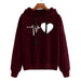 Heart Print Streetwear Hoodies - Elevate Your Style with Spring and Autumn Fashion