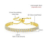 Buy Fashion Double Row Zircon Bracelet - Elegant Rhinestone Bracelet for Women