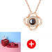 Buy Hot Valentine's Day Gifts Metal Rose Jewelry Gift Box Necklace - Elegantlyushop