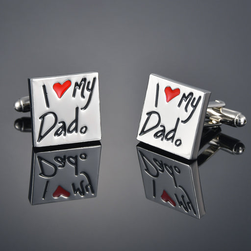 Buy Love French Shirt Cufflinks - Perfect Father's Day Gift | Elegantlyushop