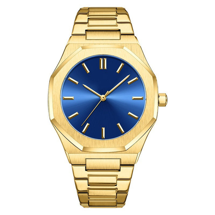 Buy Diamond Gold Men's Watch - Stylish Student Quartz Timepiece | Elegantlyushop