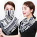 Buy Sunscreen Mask Silk Scarf Neck Scarf - Stylish Protection | Elegantlyushop