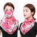 Buy Sunscreen Mask Silk Scarf Neck Scarf - Stylish Protection | Elegantlyushop