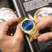 Buy Diamond Gold Men's Watch - Stylish Student Quartz Timepiece | Elegantlyushop