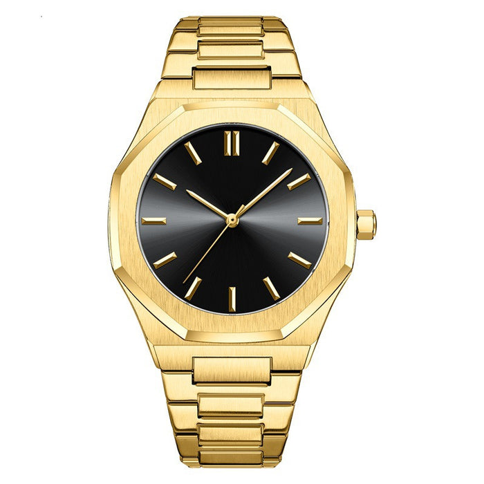 Buy Diamond Gold Men's Watch - Stylish Student Quartz Timepiece | Elegantlyushop