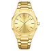 Buy Diamond Gold Men's Watch - Stylish Student Quartz Timepiece | Elegantlyushop