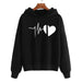 Heart Print Streetwear Hoodies - Elevate Your Style with Spring and Autumn Fashion