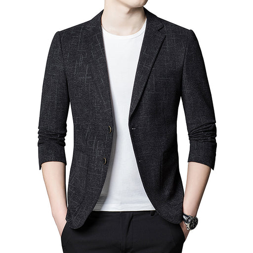 Buy New Korean Elastic Men's Casual Suit - Stylish and Slim-Fit Fashion | Elegantlyushop